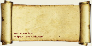 Avram Jakupi vizit kartica